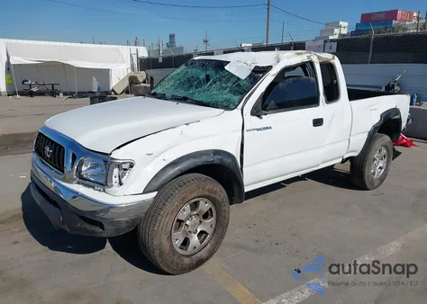 2004 Toyota Tacoma из США, поврежденный, VIN 5TEWM72N44Z457769